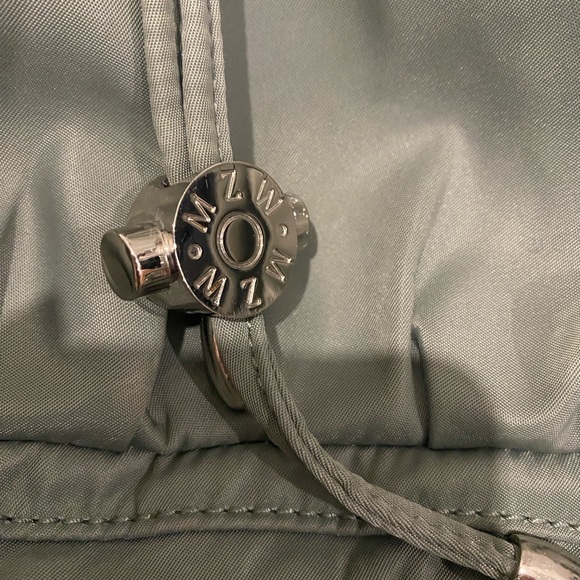 MZ Wallace Marlena Army Green Nylon Backpack Olive - Picture 13 of 16